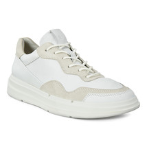Ecco Women Lace Up Casual Sneakers Soft X Suede and Textile - £23.06 GBP