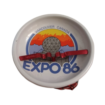 Vintage 1986 Vancouver Canada World Exposition Souvenir Bean Bag Ashtray Expo 86 - £12.36 GBP