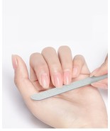 nail file 100/180 grit straight half moon curved professional board x 3 pcs - $5.21