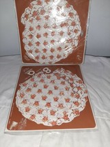 Lot Of 2 Packs Vintage New 16 Paper Lace Doilies Fall &amp; Halloween Pumpkins - £10.54 GBP