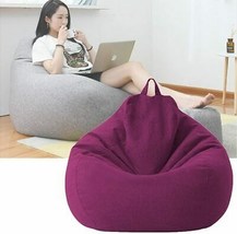 Mekiyo Classic Sofa Chairs Cover, Lazy Lounger Bean Bag Home SoftCozy, Purple - £21.57 GBP