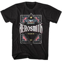 Aerosmith Barbed Wire Men&#39;s T Shirt Stars Rock Band Album Concert Tour Merch - £20.95 GBP+