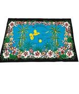 La Guadeloupe Floral Print Fabric 47&quot; x 34&quot; Scarf - $65.78 CAD