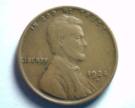 1924-D LINCOLN CENT PENNY VERY FINE VF NICE ORIGINAL COIN BOBS COINS FAS... - $54.00