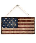 American Flag Independence Day Pendant Decoration Hanging Wooden Hanging... - $272.68 MXN
