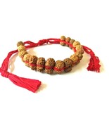 Bracciale naturale Gauri Shankar Rudraksha perle di origine indonesiana - $558.80