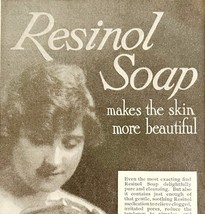 1916 Resinol Shaving Soap Advertisement Hygiene Vanity Ephemera DWMYC1 - $373.29 MXN