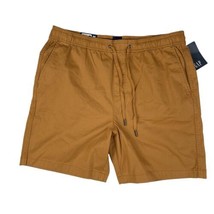 Gap Men&#39;s Stretch Twill Pull-On Drawstring Short Color Antique Brown Sug... - £11.72 GBP