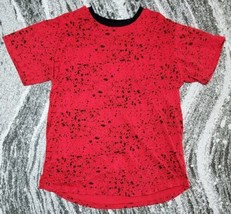 The Rolling Paper Brand Skater Punk Red Spotted Splatter Mens T Shirt Si... - £11.93 GBP