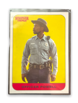 Stranger Things 2018 Trading Cards Officer Powell Sticker Card 15 Netflix - $9.89