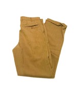 Vintage Glou Collection Men`s Suit Pants Elegant Tan Sand 100% Wool 46/4... - £51.05 GBP