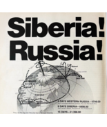 1972 Alaska Airlines Advertisement Russia Siberia Aviation Vintage DWW10D - $42.24 CAD