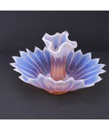 Fostoria Heirloom Bowl Large Pink Opalescent Depression Glass Epergne wi... - $269.49 CAD