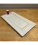 Nora Fleming Pearl Dot Rectangular Platter Serving Tray Y5 Solo Cup See ... - $54.58 CAD