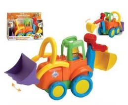 Learning Toy Push Along Eddy The Construction Excavator Funtime Vehicle 18 mths+ - £7.95 GBP