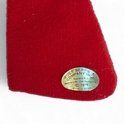 Russ Berrie Felt PomPom Christmas Tree Ornaments Santa Mouse, Kitty Cat Red Dog Item image 5