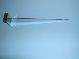 12&quot; SHELF BRACKET WITH LIP FOR SLATWALL-CHROME-Lot of 25 - $89.95