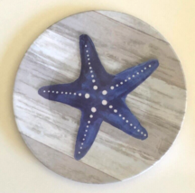 Star Fish Starfish Melamine Appetizer Side App Dessert Plates 6&quot; Set of ... - £23.35 GBP