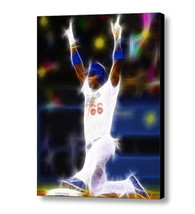 Framed LA Dodgers Yasiel Puig Magical Art Print Limited Edition w/signed COA - £14.63 GBP