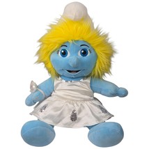 The Smurfs Smurfette Build A Bear Workshop 16.5&quot; Plush with Dress - 2013 - $19.32