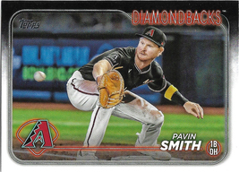 Pavin Smith 2024 Topps #535 Arizona Diamondbacks Baseball Card - £0.48 GBP