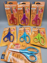Fiskars Back School Preschool Training Scissors 4 &amp; Up Many Colors Lot of 7 New - £5.45 GBP
