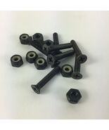 Grind King SKATEBOARDS 1” Phillips Skateboard Hardware nuts bolts BLACK - $109.39 MXN