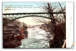 Driving Park Avenue Bridge Rochester New York NY 1909 UDB Postcard P26 - £2.33 GBP