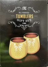 The All-Purpose Copper Mugs Tumblers Gift Set of Two - $29.95