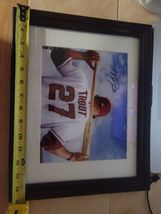 Framed Mike Trout Thunderbolt Autograph Photo Print - California Angles image 5