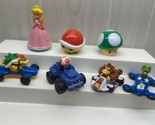 Super Mario McDonalds Toys Donkey Kong Luigi Toad Bowser car Peach BK fi... - $12.86