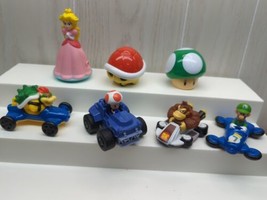Super Mario McDonalds Toys Donkey Kong Luigi Toad Bowser car Peach BK figure - £10.27 GBP