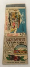 Knott&#39;s Berry Farm and Ghost Town Vintage Matchbook Cover  Buena Park,California - £7.90 GBP
