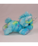 Aurora Plush Blue Unicorn Blueberryripple Pastel Stuffed Animal Cute Tie... - $145.32 MXN