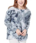Cuddle Duds Cloud Size XS (X-Small) Fleece Sweater Pullover Top Grey Tie... - $37.65 CAD
