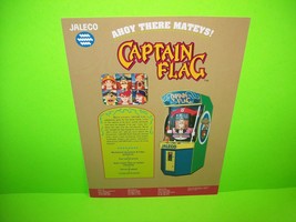 Jaleco CAPTAIN FLAG Original 1993 NOS Video Arcade Game Promo Sales Flyer  - £22.41 GBP