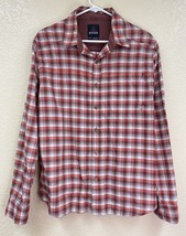 prAna Shirt Men’s Medium Breathe Red Plaid Button Down Long Sleeve - $17.32