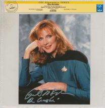 TNG Star Trek CGC SS SIGNED Publicity TV Photo Gates McFadden as Beverly... - $158.39