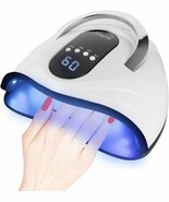 UV LED Nail Lamp 120W High Power Nail Dryer for Gel Nail Polish with 4 T... - £15.56 GBP