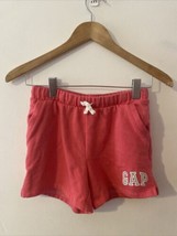 GapKids Girls Size14-16 XXL Pink Gap Logo Pocketed Sweat Shorts - £7.30 GBP