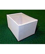 White Cardboard 3&quot;x2&quot; Box w/Clear Acetate Tuck Lid ~ Lot of 36, Jewelry,... - $369.41 MXN