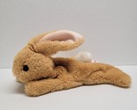 Aurora Schooshie Tan Brown Bunny Plush 11&quot; Stuffed Animal Beanbag Floppy... - £54.67 GBP
