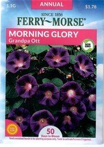 GUNEL Morning Glory Grandpa Ott Flower Seeds Ferry Morse  - £6.17 GBP