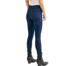 Free People blue april showers wash miles away high rise skinny jeans 25 or 0 - £31.45 GBP