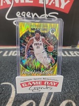 2019-20 Panini Hoops Premium High Voltage Shimmer Asia #16 Joel Embiid 76ers - £9.91 GBP