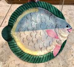 Studio Nova Philippines Island Fish Natural Kappa Shell Serveware Platter New - £25.84 GBP