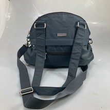 Baggallini Gray Nylon Cross-Body Shoulder Bag Handbag  - £34.85 GBP