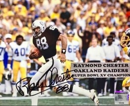 Raymond Chester Autographed Signed Oakland Raiders 8X10 Photo w/AP/COA. - £19.77 GBP