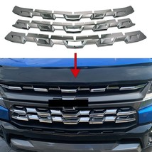 For 2021-2022 Chevy Colorado WT LT Z71 Chrome Grille Grill Insert Overla... - £103.90 GBP