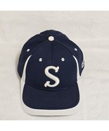 VTG The Game Pro Gametek Embroidered S Men&#39;s 7.5 Baseball Hat Fitted Blu... - $539.17 MXN